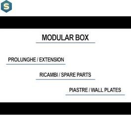Термостат для душу/ванни Paffoni Modular Box steel MDE019ST, Нержавіюча сталь