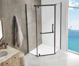 Душова кабіна Asignatura Turia 90x90 (без піддона) 39020402 чорний матовий