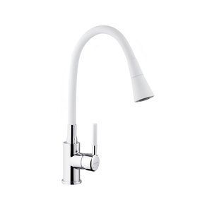 Смеситель для кухни Kroner KRM Kuche - C132WHI, Белый
