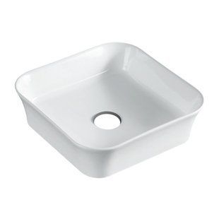 Умывальник накладной Volle Arte 38x38x12,5 см white 1301.005438, Белый