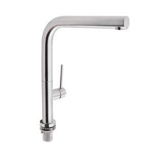 Змішувач для кухні Qtap Zdenek QTZDN9032103FC Brushed Nickel PVD, Зелений матовий