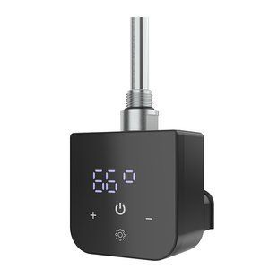 ТЕН для рушникосушки OnlyHeat Onyx Black Pro 0,6 кВт (прихований монтаж), Чорний/золото