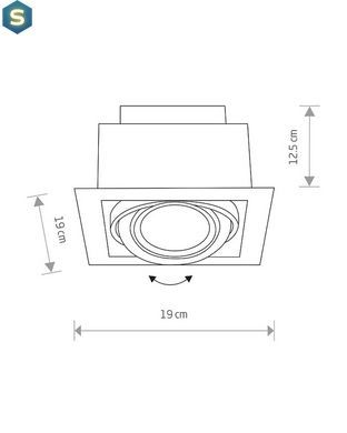 Точечный светильник Nowodvorski 9575 Downlight GU10, ES111 1x15W IP20 Wh