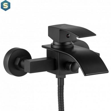 Смеситель для ванны Yoka Talea black настенный BW.TALEA-BLK, Черный матовый