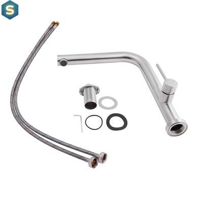 Змішувач для кухні Qtap Zdenek QTZDN9032103FC Brushed Nickel PVD, Зелений матовий