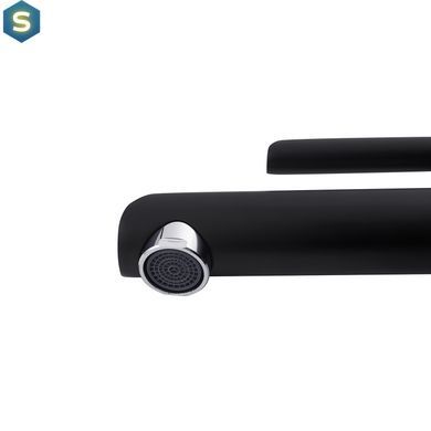 Змішувач для раковини Kroner KRP Essen - SCH010 CV024322, Черный матовый