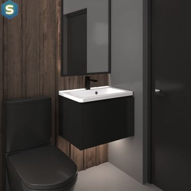 Раковина матовая врезная Amidicon Passage 60 593x415 из литого камня PASSAGE_60_MAT, Белый