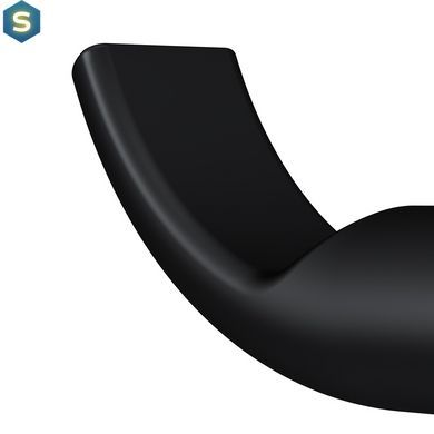 Подвійний гачок для рушників Am.Pm X-Joy black A85A35622, Черный матовый