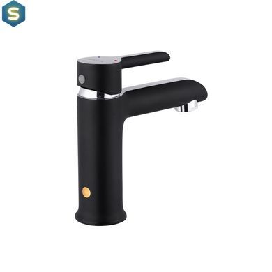 Змішувач для раковини Kroner KRP Essen - SCH010 CV024322, Черный матовый