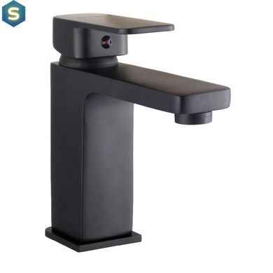 Змішувач для умивальника Globus Lux Milano GLM-401-10-BB, Черный матовый