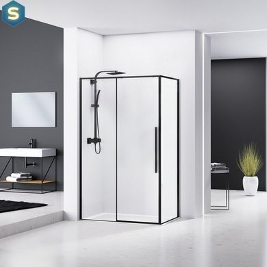 Душевая кабина Eger A Lany 120x80 без поддона 599-550/1 Black