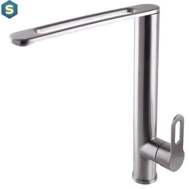 Змішувач для кухні Globus Lux Ring SR-203-10, Хром матовий