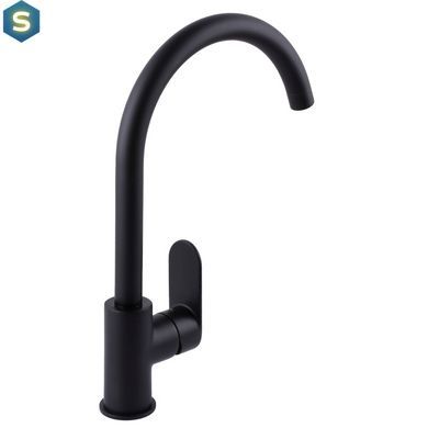 Змішувач для кухні Topaz Barts TB 07403-H36-BL, Черный матовый