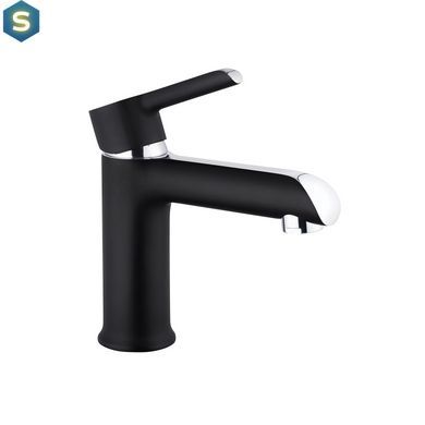 Змішувач для раковини Kroner KRP Essen - SCH010 CV024322, Черный матовый