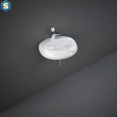 Умивальник RAK Ceramics Cloud 55x43 CLOWB5501AWHA, Білий