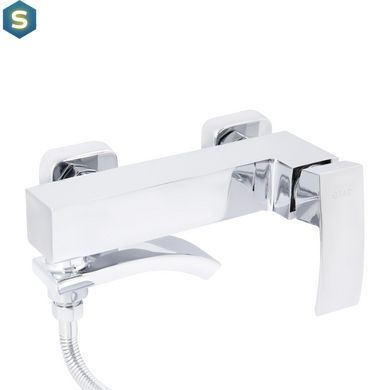 Змішувач для ванни Qtap Swan Cascada з поворотним виливом (з душовим гарнітуром) QTSWA260CRM45565 Chrome, Хром