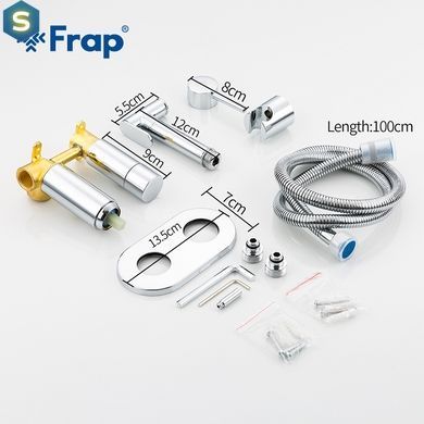 F7508 Змішувач для гігієнічного душу Frap 1/10, Хром