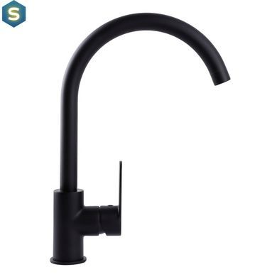 Змішувач для кухні Topaz Barts TB 07403-H36-BL, Черный матовый