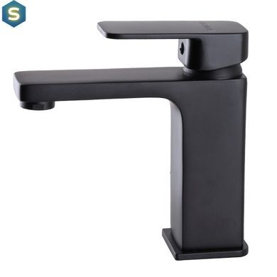 Змішувач для умивальника Globus Lux Milano GLM-401-10-BB, Черный матовый