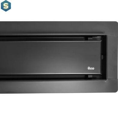 Трап для душа Rea Neox 50 black 2в1 REA-G6600