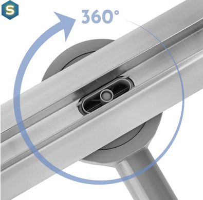 Трап для душу Rea Neox 100 Slim Pro сталь REA-G5803