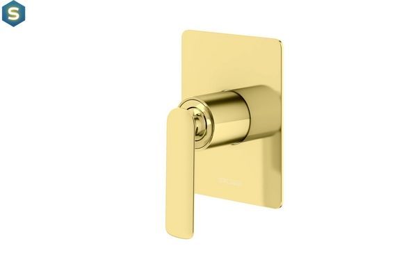 Душевая система Kohlman Experience 25 gold + BOX скрытого монтажа KPL-QW220EGDQ25, Золотой