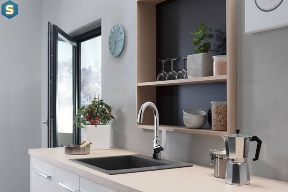 Кухонна мийка Hansgrohe S510-F450 560x510 Stonegrey 43312290