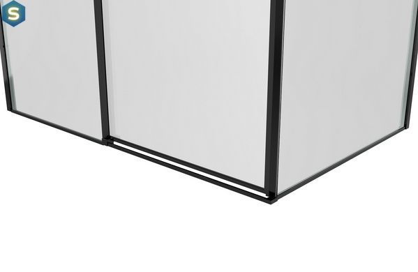Душевая кабина Eger A Lany 120x80 без поддона 599-550/1 Black