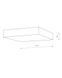 Стельовий світильник Nowodvorski 10431 Lid Square Led 1x35W 4000K 3300Lm IP20 Wh