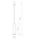 Підвісний світильник Nowodvorski 6840 Eye GU10 1x10W IP20 Bl