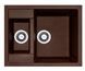 Кухонна мийка Adamant Duplex 610x495x200 mokko 492223, Цемент матовий