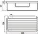 Мильниця Emco System 2 настінна хром 205x104x59 мм 3545 001 08, Хром