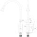 Смеситель для кухни Globus Lux Bonn GLB-0203SA-BB-B01, Черный матовый