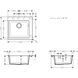 Кухонна мийка Hansgrohe S510-F450 560x510 Stonegrey 43312290