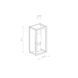 Уличный светильник Nowodvorski 10504 Margot E14 1x60W IP54 Gr