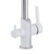 Смеситель для кухни Qtap Grand с подключением для питьевой воды QTGRA362CRW45668 Chrome/White, Белый