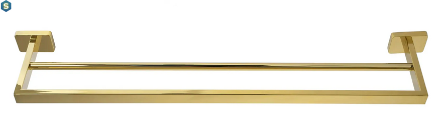 Вешалка двойная для полотенца Rea Erlo 02 gold REA-80005, Золотой