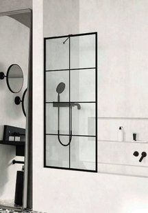 Шторка для ванны Radaway Modo New Black PNJ Factory 100 см 10006100-54-55