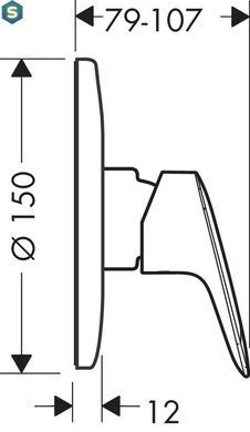 Смеситель скрытого монтажа Hansgrohe Logis 71606000