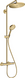 Душевая система Hansgrohe Croma Select S 280 1jet Showerpipe с термостатом Polished Gold Optic 26890990