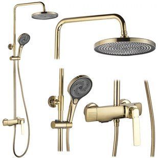 Душова система Rea Rebel gold з виливом REA-P2413, Золотий