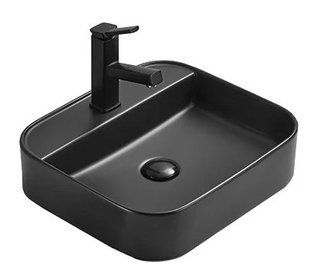 Умивальник Mexen Sofia 40 black matt накладний підвісний MEX-22154085, Черный матовый