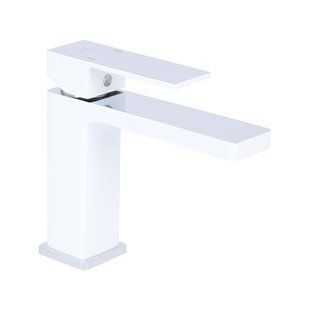Смеситель для умывальника Qtap Gemini QTGEM270CRW45675 Chrome/White, Белый