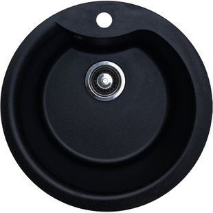Кухонная мойка Adamant Wave &Oslash;485x210 антрацит 226223, Антрацит