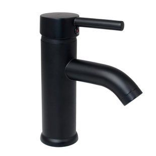 Смеситель для умывальника Yoka Spa 24 Black низкий BU.SPA-24-BLK, Черный матовый