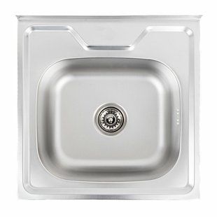 Кухонная мойка из нержавеющей стали Valeso декор 5050 (0,7/160 мм), Decor