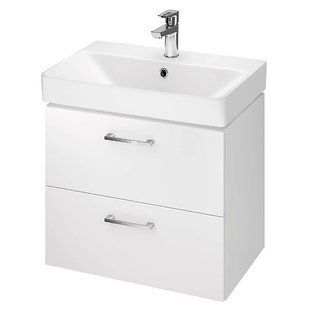 Тумба с умывальником Cersanit Lara Mille Slim 50 белая S801-356