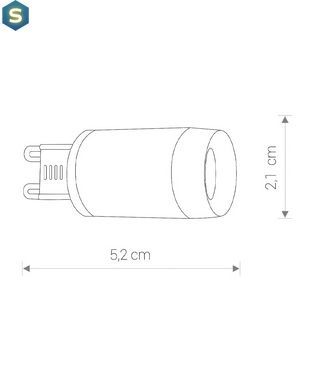 Лампа Nowodvorski 9173 Lens G9 1x3W 3000K 330Lm Wh