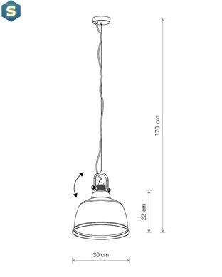 Подвесной светильник Nowodvorski 8380 Amalfi E27 1x40W IP20 Silver