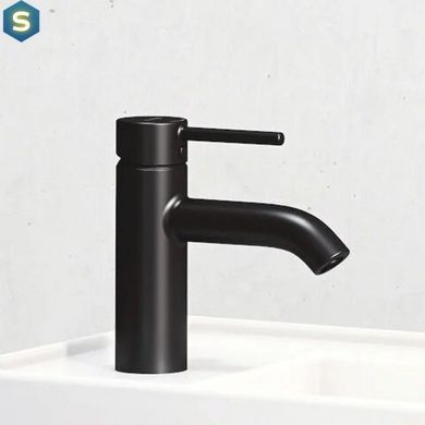 Змішувач для умивальника Kludi Bozz 75 DN 15 чорний мат 382723976